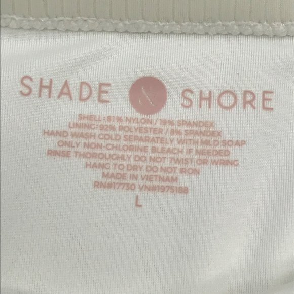 Shade And Shore Women's Sz. Large 12-14 High Leg Extra Cheeky Bikini Swim Bottom - Picture 5 of 8